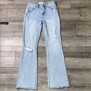 Pistola Flare boot cut Jeans with Distressed Details